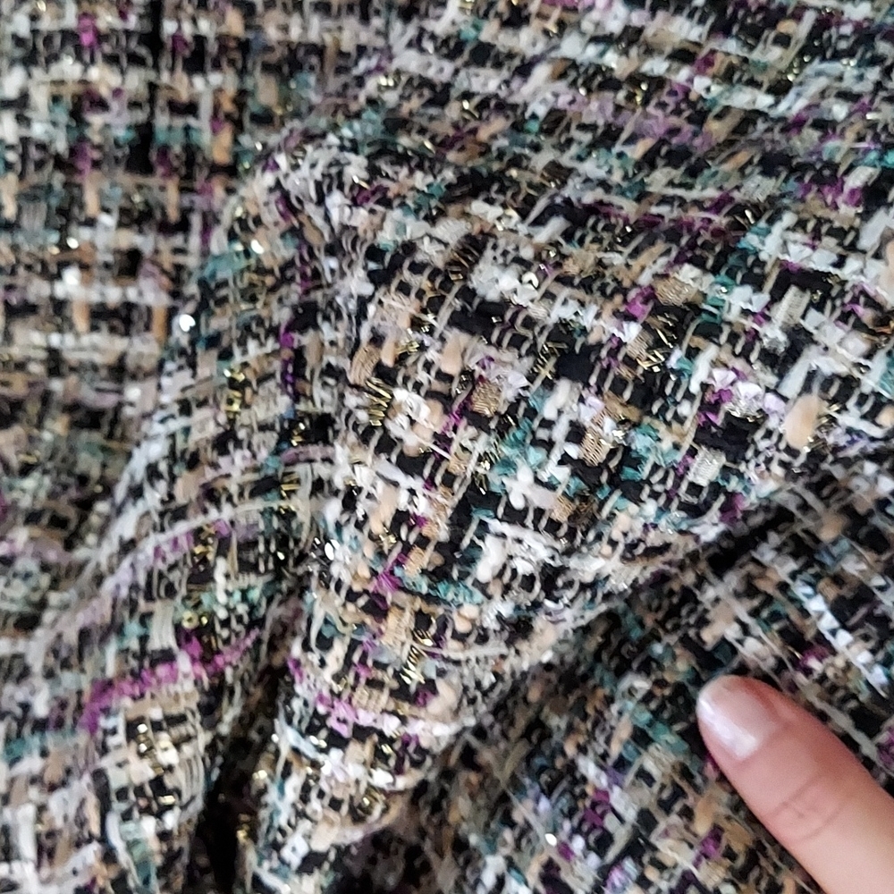 🌴FINAL SALE Ann Taylor Petite Tweed Skirt Size 6P NEW - Picture 10 of 13